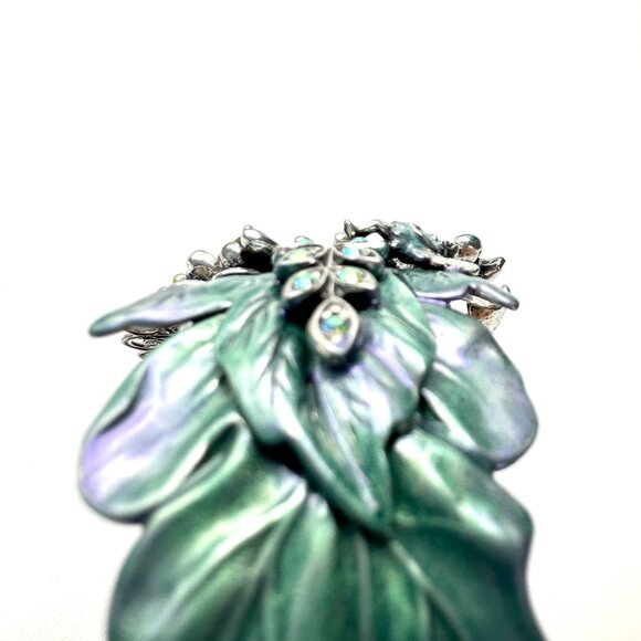 Kirk's Folly Enchanted Forest Green Man Clamper—Collectible Enamel Bracelet—NWOT - Picture 10 of 13